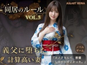 【同人漫画レビュー】同居のルール ―義父に堕ちた計算高い妻―Vol.3 完結編＜ノベルゲーム＞（実写系）【d_765107】感想まとめ｜無料で試し読みできる同人誌